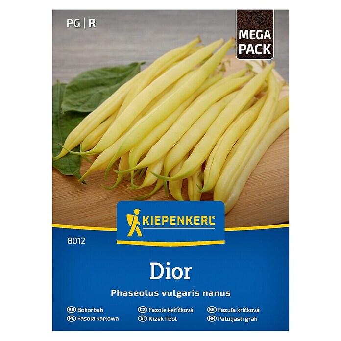 Kiepenkerl Zelenjavna semena Fižol Dior  (Phaseolus vulgaris, Čas žetve: Julij) | 8127 - Feinsämereien in PG Marke | IBYA - Sämereien | IBY - Sämereien | IB - Grünpflanzen/Sämereien | I - Stadtgarten | BAUHAUS