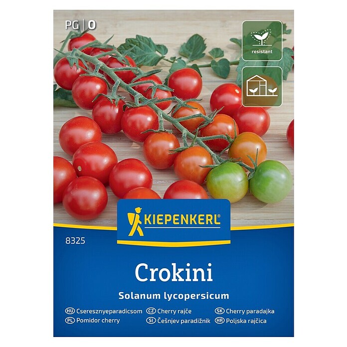 Kiepenkerl Zelenjavna semena Paradižnik Crokini F1  (Solanum lycopersicum, Čas žetve: Julij) | 8127 - Feinsämereien in PG Marke | IBYA - Sämereien | IBY - Sämereien | IB - Grünpflanzen/Sämereien | I - Stadtgarten | BAUHAUS