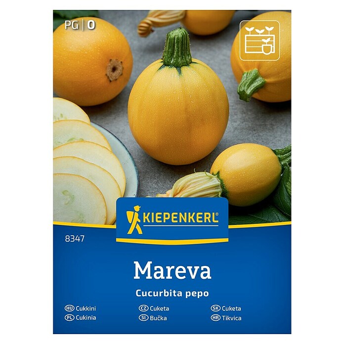 Kiepenkerl Zelenjavna semena Buča Mareva  (Cucurbita pepo, Čas žetve: Julij) | 8127 - Feinsämereien in PG Marke | IBYA - Sämereien | IBY - Sämereien | IB - Grünpflanzen/Sämereien | I - Stadtgarten | BAUHAUS