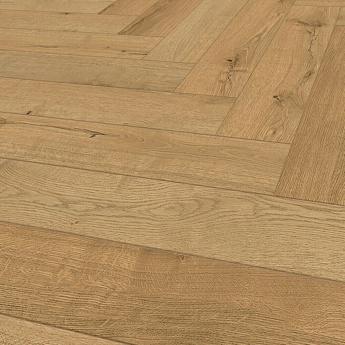 Vinylboden Rigid Herringbone (Eiche Selfoss, Fischgrät, 125 x 625 x 5,5 mm) | BAUHAUS