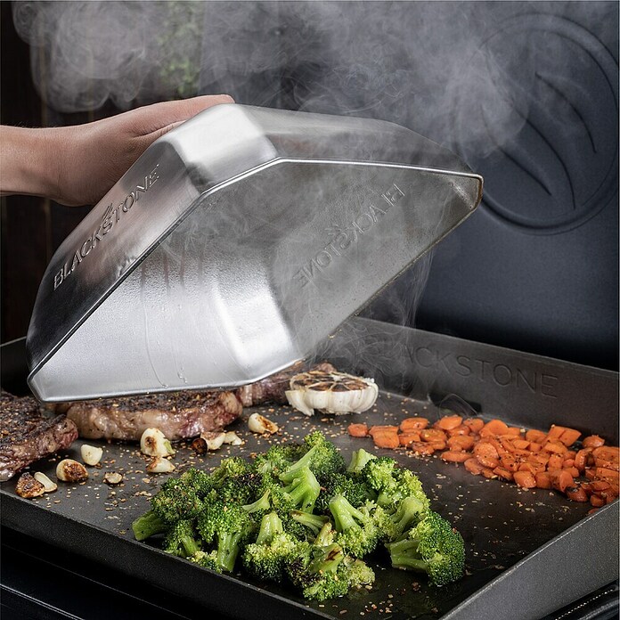 Blackstone Zvon za burgerje  (Nerjavno jeklo, Do x Š x V: 25,4 x 25,4 x 12,7 cm) | 8315 - Grill-Zubehör Marke | ICGB - Grillzubehör | ICG - Grillgeräte / Grillzubehör | IC - Freizeit im Garten | I - Stadtgarten | BAUHAUS