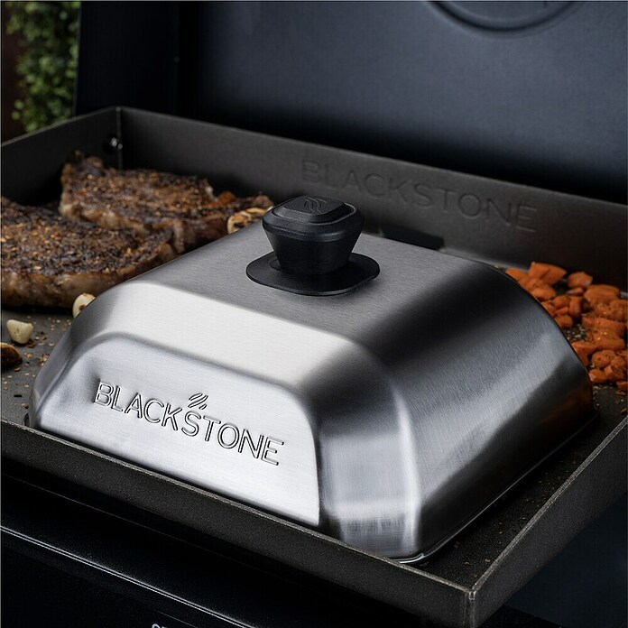 Blackstone Zvon za burgerje  (Nerjavno jeklo, Do x Š x V: 25,4 x 25,4 x 12,7 cm) | 8315 - Grill-Zubehör Marke | ICGB - Grillzubehör | ICG - Grillgeräte / Grillzubehör | IC - Freizeit im Garten | I - Stadtgarten | BAUHAUS