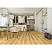 LOGOCLIC Laminado Roble Ravenna (1.380 x 193 x 8 mm, Marrón, AC5) | BAUHAUS