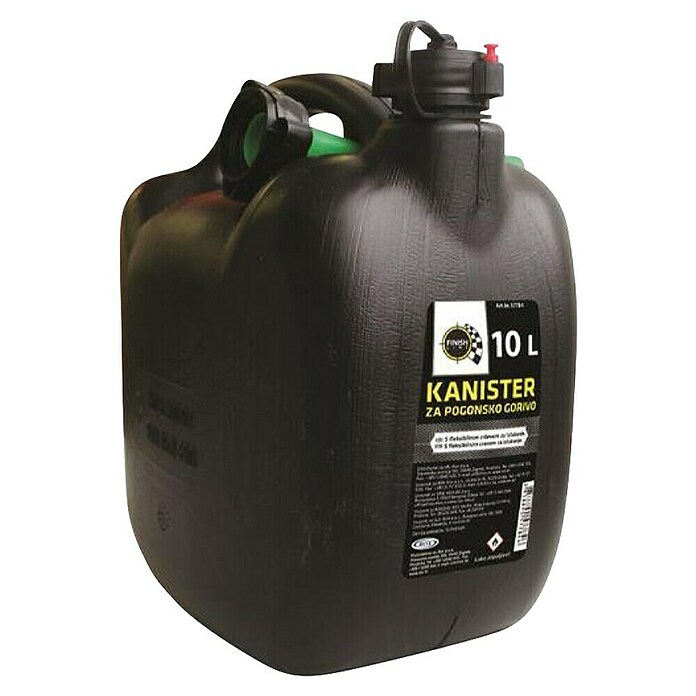 Kanister za gorivo Finish Line  (10 l, Plastika) | 2773 - Trichter/Meßgefäße/Benzinkanister u Zubehör | BDDD - Auto-Werkstatt | BDD - Autozubehör | BD - Autozubehör | B - Werkz/Masch/Maschzubeh/Auto | BAUHAUS