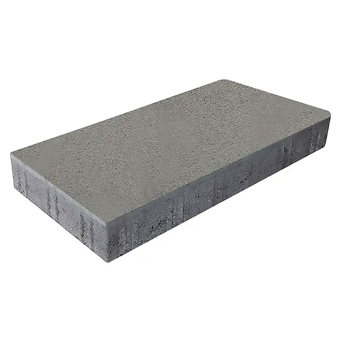 EHL Pflasterstein Cortona Flair - 60 x 30 x 8 cm, Grau, Beton - Rechteckiger grauer Betonpflasterstein mit texturierter Oberfläche.