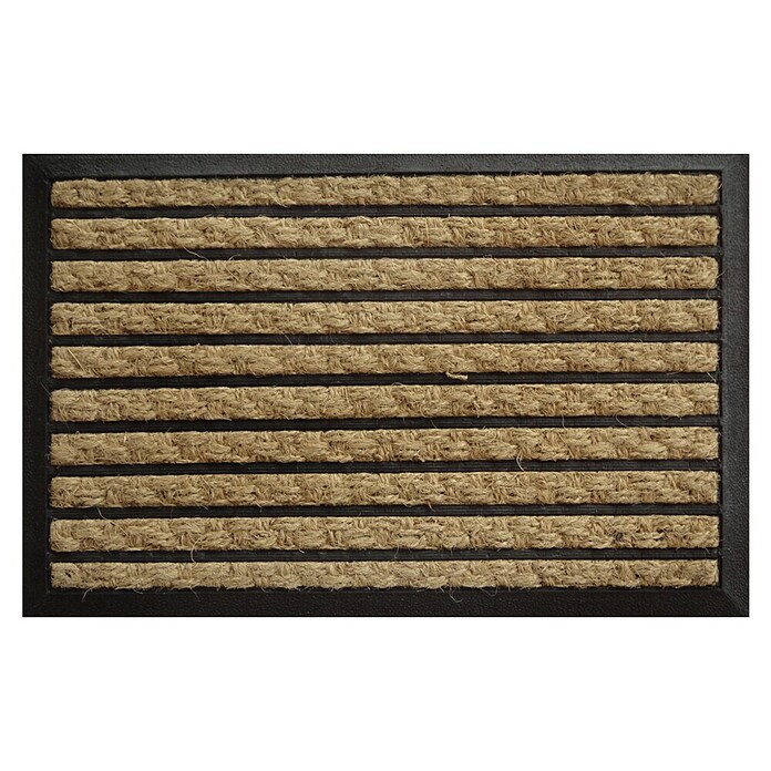 Fußmatte Stripes (60 x 40 cm, Braun/schwarz, Material Nutzschicht: Kokos) | BAUHAUS