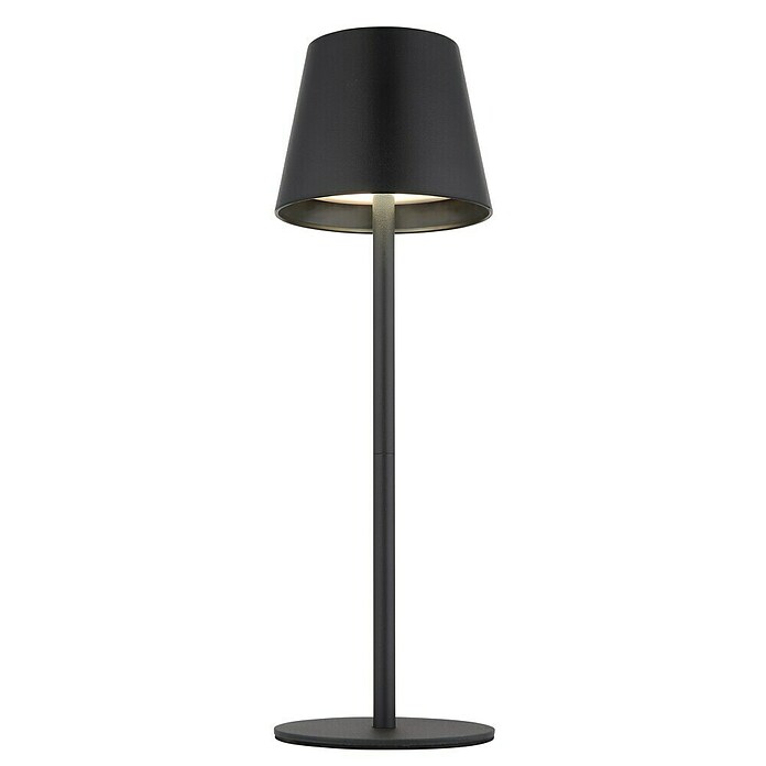 Globo Akku-Tischleuchte Vannie I (Schwarz, Ø x H: 11,5 x 36 cm) | BAUHAUS