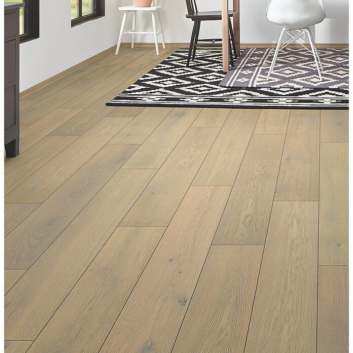 LOGOCLIC Aquaprotect Smart Laminat  (Hrast Marea, Rustikalen videz, 1.288 x 195 x 6 mm) | 5125 - Logoclic Aqua Protect Smart u Silent | GCDA - Laminatboden | GCD - Wand Boden Decke Leisten | GC - Wand Boden Decke Leisten | G - Holz/Bauelem | BAUHAUS