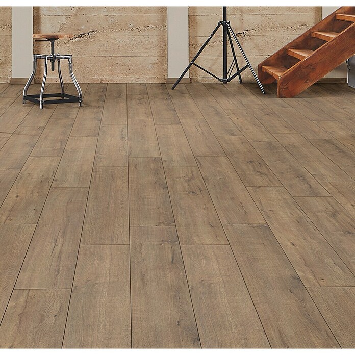LOGOCLIC Ambienta Laminat  (Hrast Apolo, Rustikalen videz, 1.288 x 195 x 10 mm) | 5143 - Logoclic Ambienta | GCDA - Laminatboden | GCD - Wand Boden Decke Leisten | GC - Wand Boden Decke Leisten | G - Holz/Bauelem | BAUHAUS