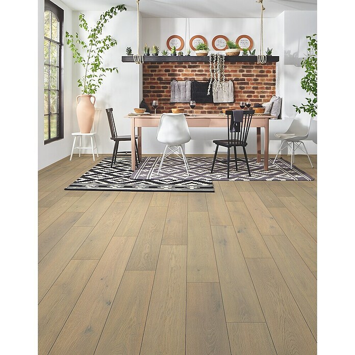 LOGOCLIC Aquaprotect Smart Laminat  (Hrast Marea, Rustikalen videz, 1.288 x 195 x 6 mm) | 5125 - Logoclic Aqua Protect Smart u Silent | GCDA - Laminatboden | GCD - Wand Boden Decke Leisten | GC - Wand Boden Decke Leisten | G - Holz/Bauelem | BAUHAUS