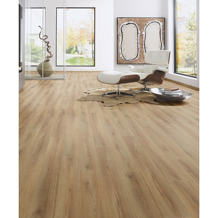 LOGOCLIC Ambienta Laminat  (Hrast Canta, Rustikalen videz, 1.288 x 195 x 10 mm) | 5143 - Logoclic Ambienta | GCDA - Laminatboden | GCD - Wand Boden Decke Leisten | GC - Wand Boden Decke Leisten | G - Holz/Bauelem | BAUHAUS