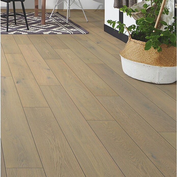 LOGOCLIC Aquaprotect Smart Laminat  (Hrast Marea, Rustikalen videz, 1.288 x 195 x 6 mm) | 5125 - Logoclic Aqua Protect Smart u Silent | GCDA - Laminatboden | GCD - Wand Boden Decke Leisten | GC - Wand Boden Decke Leisten | G - Holz/Bauelem | BAUHAUS