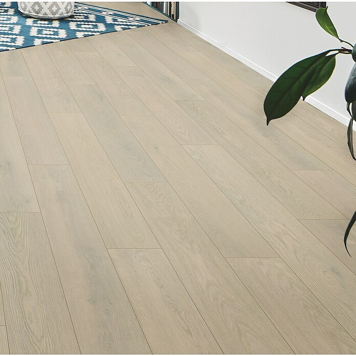 LOGOCLIC Aquaprotect Laminat  (Hrast Mistery, Rustikalen videz, 1.288 x 195 x 8 mm) | 5127 - Logoclic Aqua Protect | GCDA - Laminatboden | GCD - Wand Boden Decke Leisten | GC - Wand Boden Decke Leisten | G - Holz/Bauelem | BAUHAUS