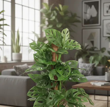 monstera medium silver Monstera Amydrium Medium Silver: Rustic Terrarium Beauty  Bloombox Club