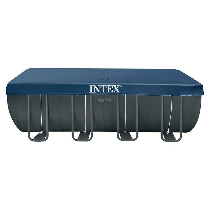 Intex Frame-Pool-Set Ultra Quadra XTR (L x B x H: 549 x 274 x 132 cm, Fassungsvermögen: 17,2 m³, Dunkelgrau)