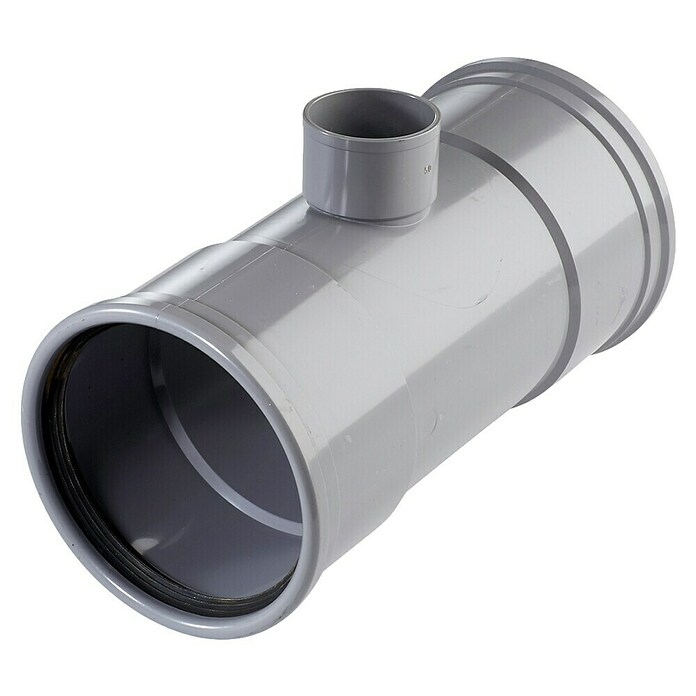 Martens Pvc-T-stuk (Pvc, 125 mm, 90 °, Grijs) | BAUHAUS