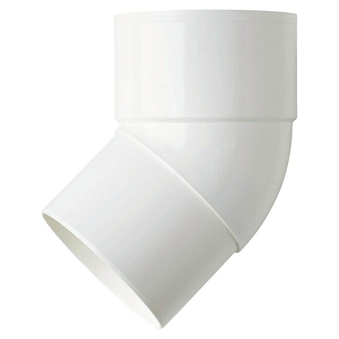 Martens Pvc-bocht (Pvc, 80 mm, Wit, 45 °) | BAUHAUS