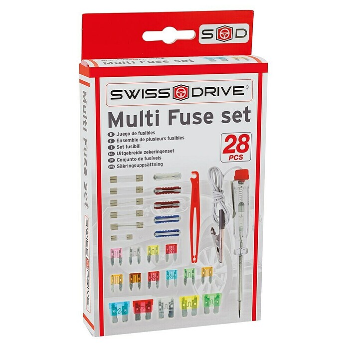 Set varovalk  (28 -del.) | 2765 - Autoelektrik - Elektrik, Einbauteile und Zusatzgerae | BDDD - Auto-Werkstatt | BDD - Autozubehör | BD - Autozubehör | B - Werkz/Masch/Maschzubeh/Auto | BAUHAUS