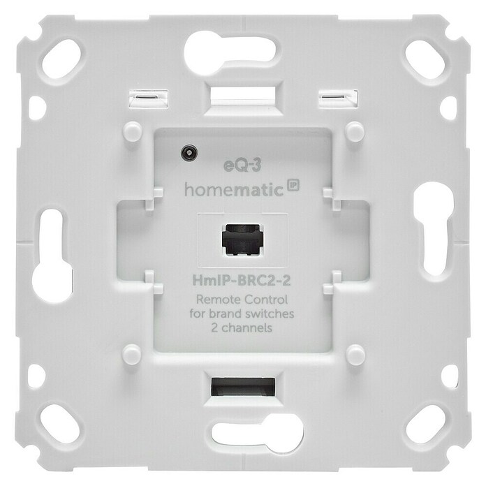 Homematic IP Funk-Wandtaster HmIP-BRC2-2 (2-fach, Unterputzmontage, 230 V, 37 x 71 x 71 mm) | BAUHAUS