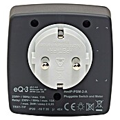 Homematic IP Smart-Steckdose Messgerät HmIP-PSM-2-A (Innen, IP20, Anthrazit, 3 000 W, 13 A) | BAUHAUS