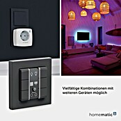 Homematic IP Funk-Wandtaster 6-fach, 230 V HmIP-WRC6-230-A (Anthrazit) | BAUHAUS