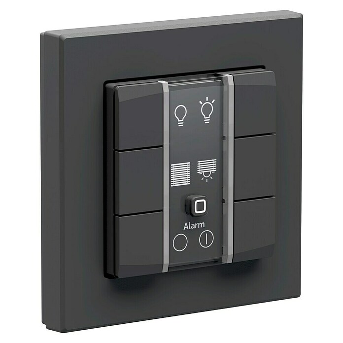 Homematic IP Funk-Wandtaster 6-fach, 230 V HmIP-WRC6-230-A (Anthrazit) | BAUHAUS
