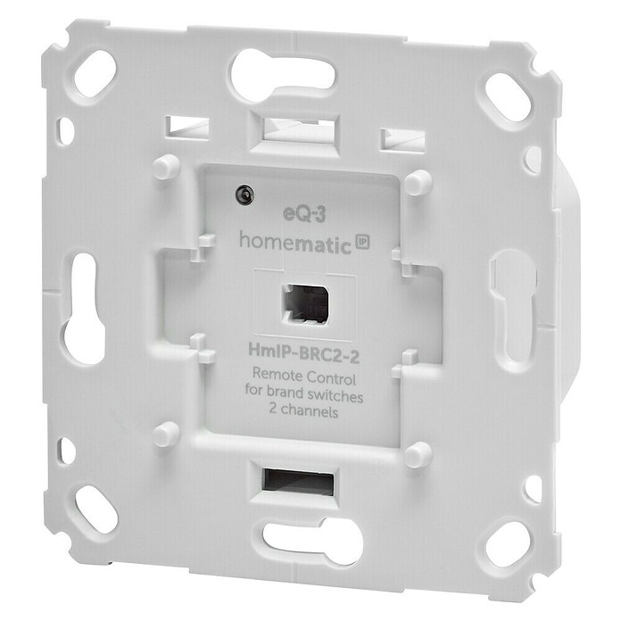 Homematic IP Funk-Wandtaster HmIP-BRC2-2 (2-fach, Unterputzmontage, 230 V, 37 x 71 x 71 mm) | BAUHAUS