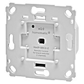 Homematic IP Funk-Wandtaster HmIP-BRC2-2 (2-fach, Unterputzmontage, 230 V, 37 x 71 x 71 mm) | BAUHAUS