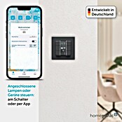 Homematic IP Funk-Wandtaster 6-fach, 230 V HmIP-WRC6-230-A (Anthrazit) | BAUHAUS