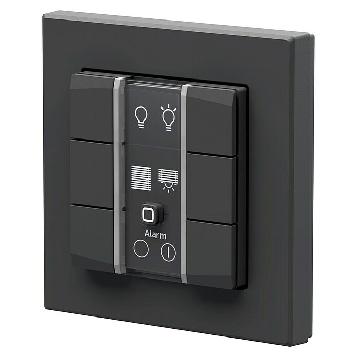 Homematic IP Funk-Wandtaster 6-fach, 230 V HmIP-WRC6-230-A (Anthrazit) | BAUHAUS