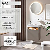 Camargue Pure Badmöbel-Set (Gesamtbreite Badmöbel: 55 cm, Kaschmir, Matt) | BAUHAUS