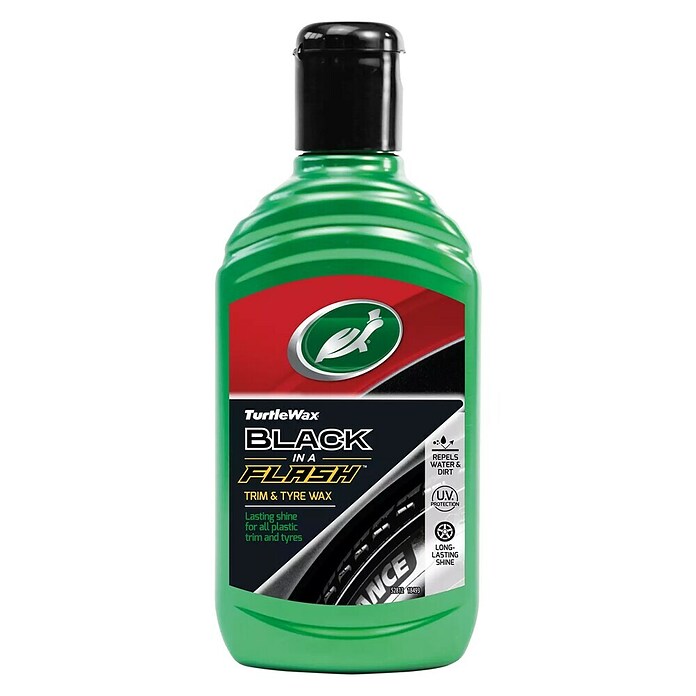 Turtle Wax Čistilo in vosek za avto Black in A Flash  (300 ml, Steklenica) | 2750 - Reinigung, Pflege, Schmierung | BDDB - Autopflege | BDD - Autozubehör | BD - Autozubehör | B - Werkz/Masch/Maschzubeh/Auto | BAUHAUS