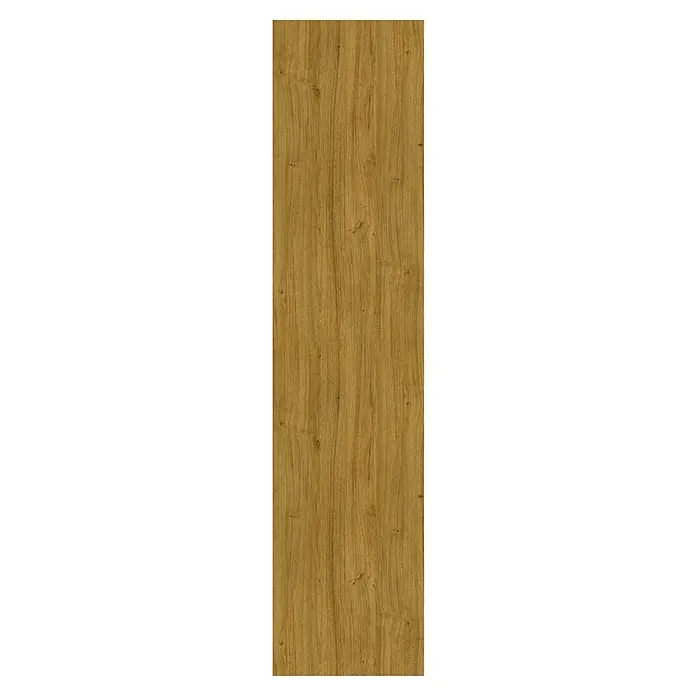 Panel acústico Wood Acoustic 2 - Beige, L x An x Es: 240 x 56 x 0,8 cm - Panel de madera marrón claro con veta vertical y nudos naturales.