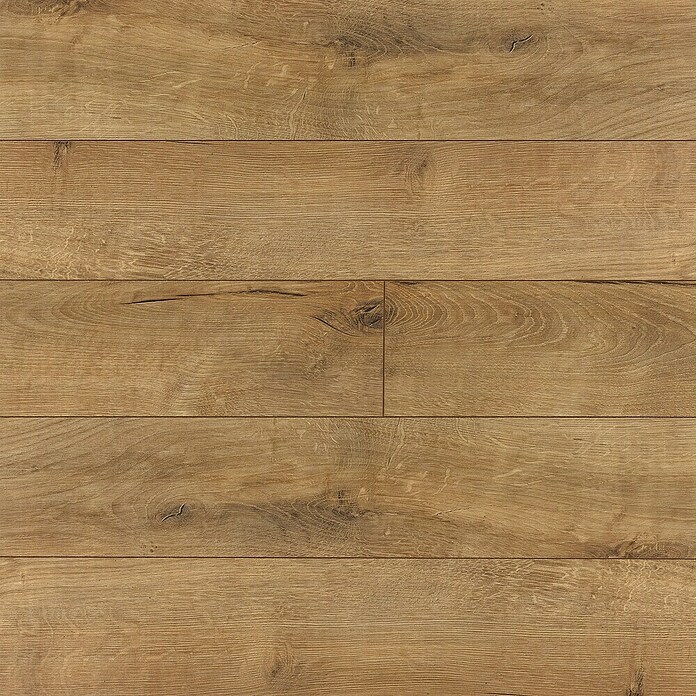 LOGOCLIC Laminado Hidro Roble Wild (1.380 x 191 x 10 mm, Marrón, AC5, Resistente al agua) | BAUHAUS