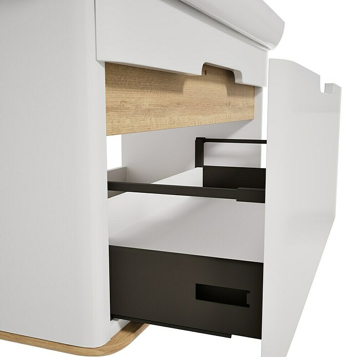 VitrA Sento Badmöbel-Set Sento (98 cm, Weiß, Griffmulde) | BAUHAUS