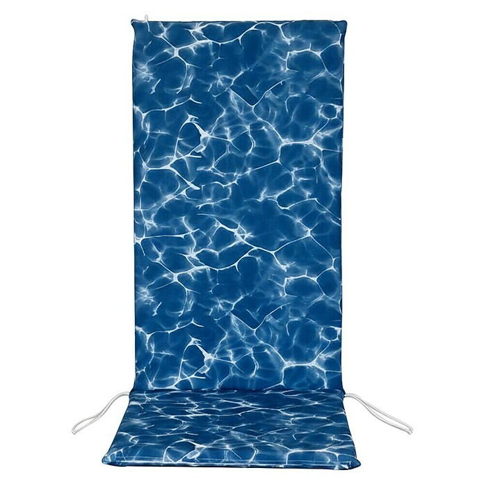 Cojín para asiento de posiciones Piscina (Sillón de posiciones, 1 ud., L x An x Al: 120 x 45 x 3,5 cm, Azul) | BAUHAUS