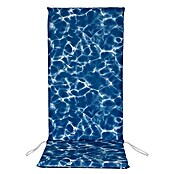 Cojín para asiento de posiciones Piscina (Sillón de posiciones, 1 ud., L x An x Al: 120 x 45 x 3,5 cm, Azul) | BAUHAUS