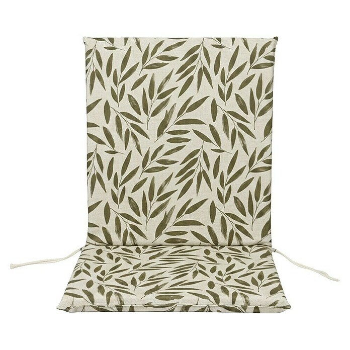 Cojín para respaldo alto Hojas (Taupe, L x An x Al: 95 x 45 x 3,5 cm, Específico para: Silla de respaldo alto) | BAUHAUS