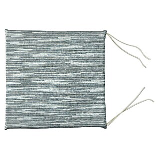 Cojín para asiento Puntos (2 ud., L x An x Al: 40 x 40 x 3,5 cm, 50% algodón 50% poliéster, Azul)