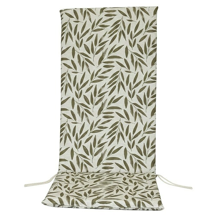 Cojín para asiento de posiciones Hojas (Sillón de posiciones, 1 ud., L x An x Al: 120 x 45 x 3,5 cm, Taupe) | BAUHAUS