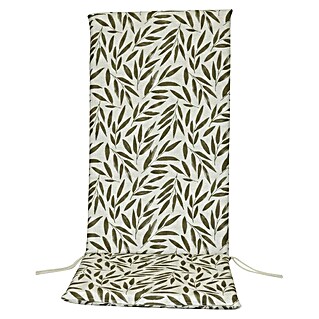 Cojín para asiento de posiciones Hojas (Sillón de posiciones, 1 ud., L x An x Al: 120 x 45 x 3,5 cm, Taupe)