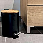 Spirella Cubo con pedal Adonis (3 l, Plástico, Negro) | BAUHAUS