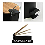 Spirella Cubo con pedal Adonis (3 l, Plástico, Negro) | BAUHAUS