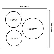 Placa de cocción Cooking surface 3.0 (L x An: 49,3 x 56 cm) | BAUHAUS