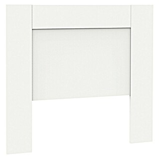 Muebles Pitarch Cabecero de cama Aroa (L x An x Al: 2,2 x 106 x 100 cm, Blanco)