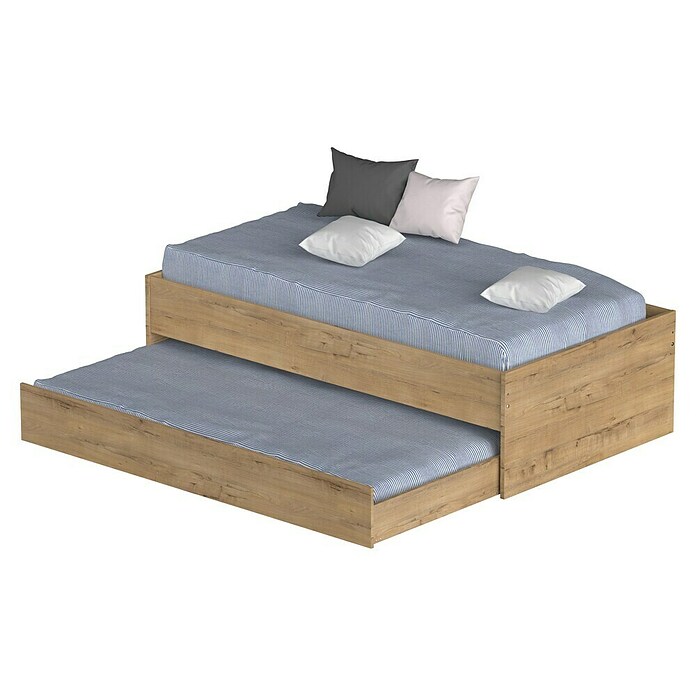 Muebles Pitarch Tibet Cama nido (L x An x Al: 97 x 202 x 54 cm, Roble) | BAUHAUS
