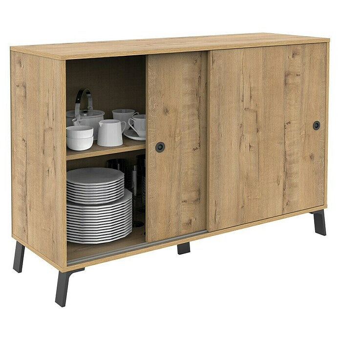 Muebles Pitarch Kamet Aparador (L x An x Al: 40 x 120 x 87 cm, Roble) | BAUHAUS