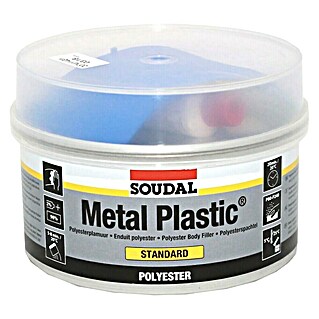 Soudal Poliestrsko polnilo Metal Plastic (1 kg, Siva)