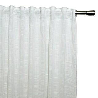 Visillo para ventana Cinta Multifunción Cubal (An x Al: 140 x 260 cm, 100% poliéster, Blanco)