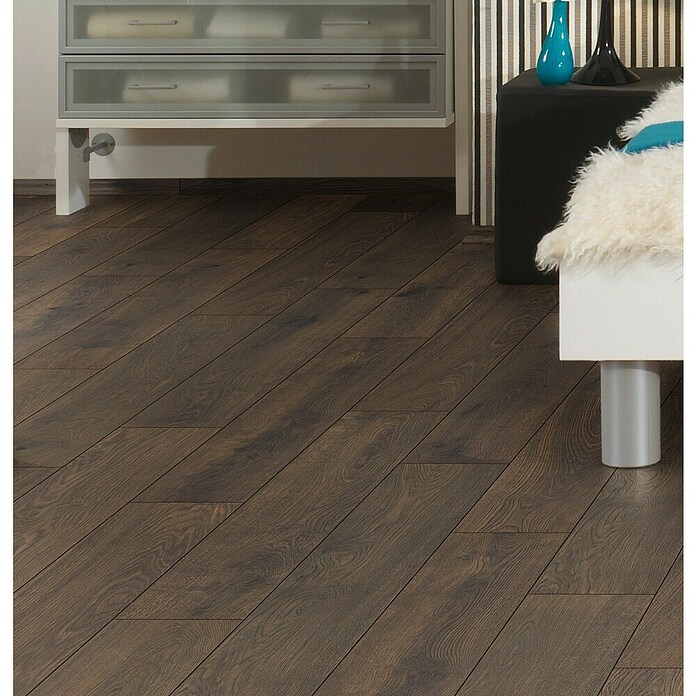 LOGOCLIC Vinto Laminat Classic (Eiche Cocoa, Landhausdiele, 1 288 x 195 x 8 mm) | BAUHAUS